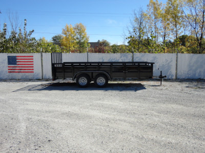 trailer utility tandem axle highster parker ramp gate performance steel