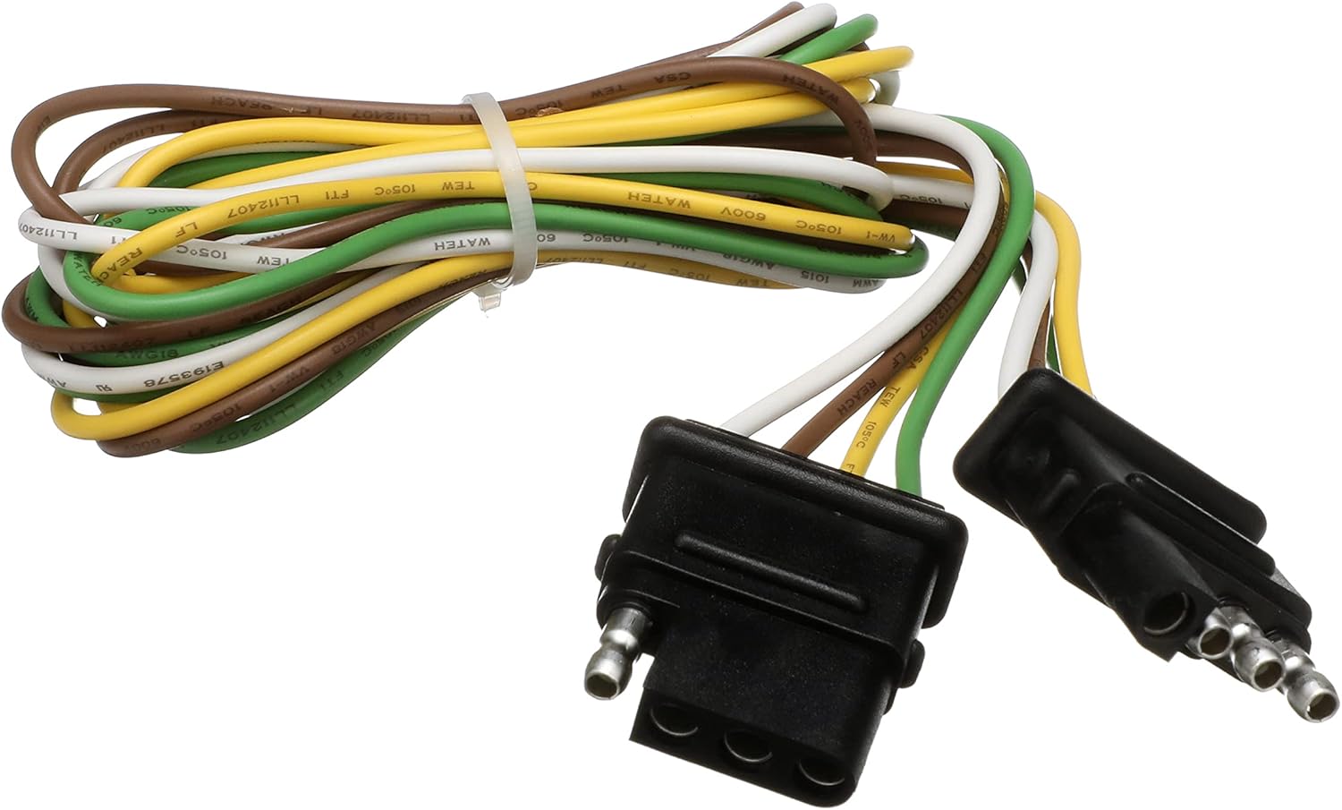 Seachoice 13991 4-Way Trailer Wire Harness Extension- 48"