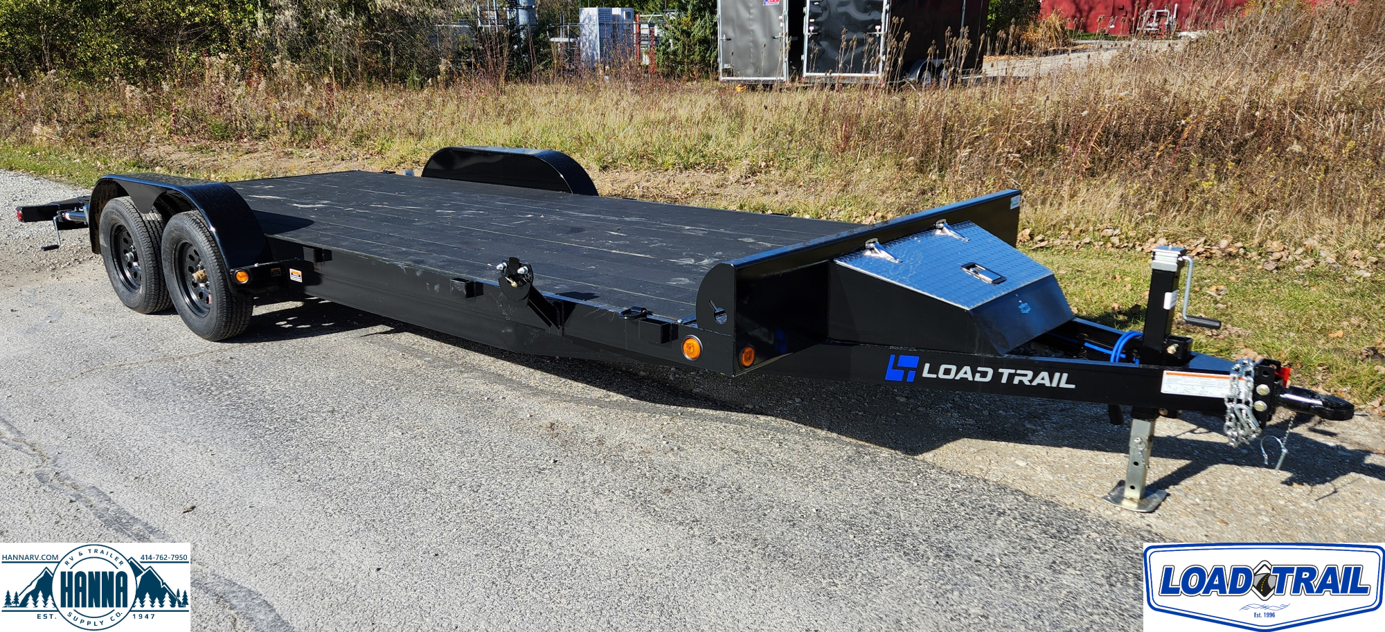 2024 Load Trail 83X20' Equipment Trailer 7K GVWR Pull Out Ramps