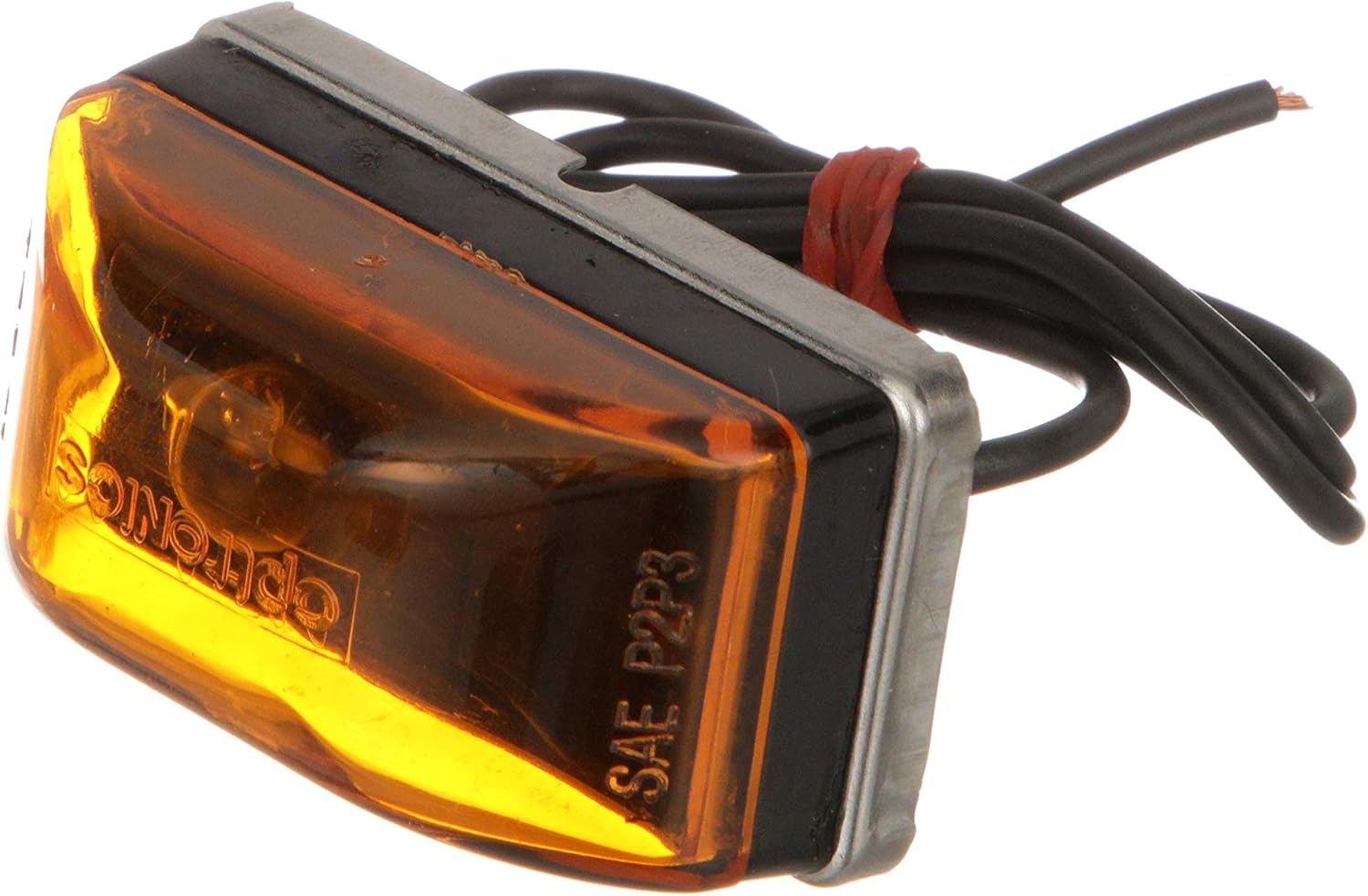 Seachoice 52521 Amber Stud Mount Waterproof Sidemarker / Clearance Light