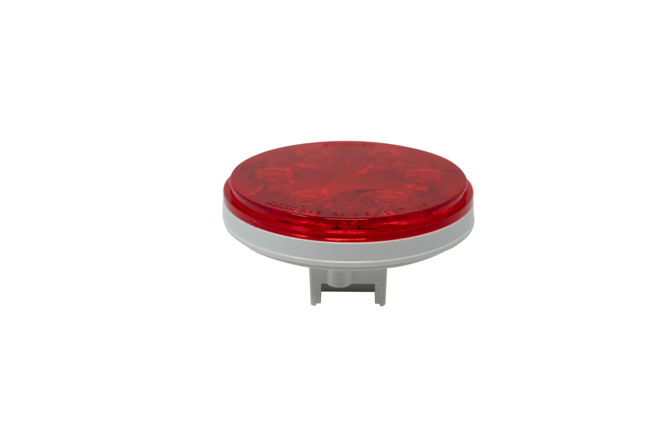 Redline LT04-125 4 Inch Round Red Sealed LED Stop / Turn / Tail Light - 10 SUP