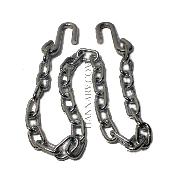 Laclede SC1448 Safety Chain with Two 7/16 Inch S-Hooks - 48 Inches
