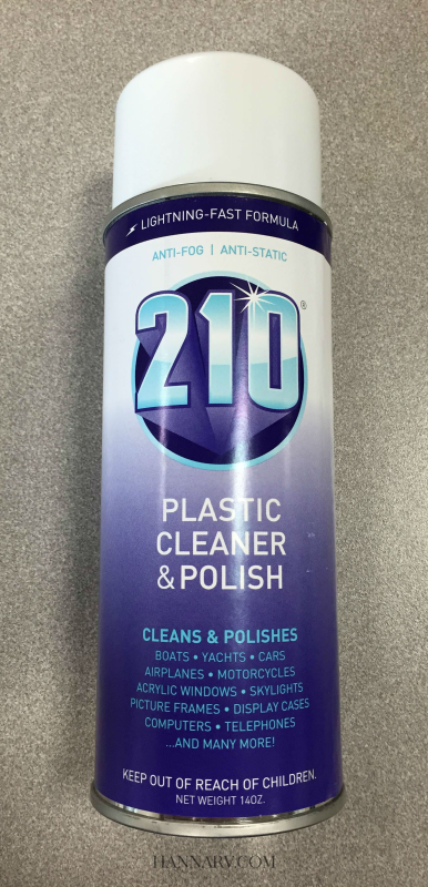 210 +Plus Plastic Scratch Remover Cleaner & Polish 15oz.