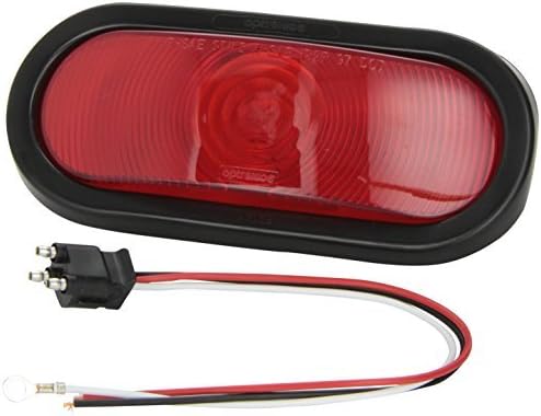 Optronics ST70RK Flush Mount Oval Tail Light with Grommet and Pigtail