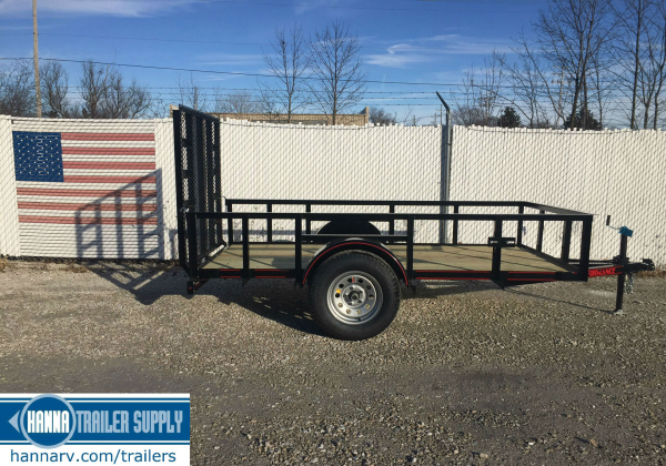 Parker Performance 5 X 10 Steel Angle Iron Utility Trailer With Ramp ...