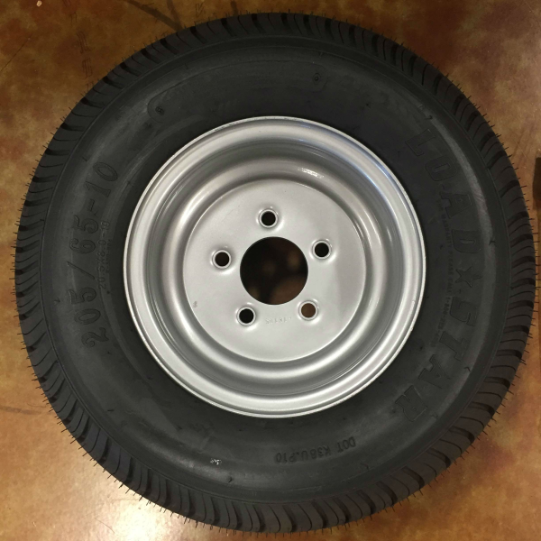 20.5 X 8-10 (205/65-10) Class E Snowmobile Trailer Tire with Triton ...